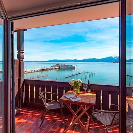 Gaestehaus Gruenaeugl Am See Gstadt am Chiemsee Esterno foto