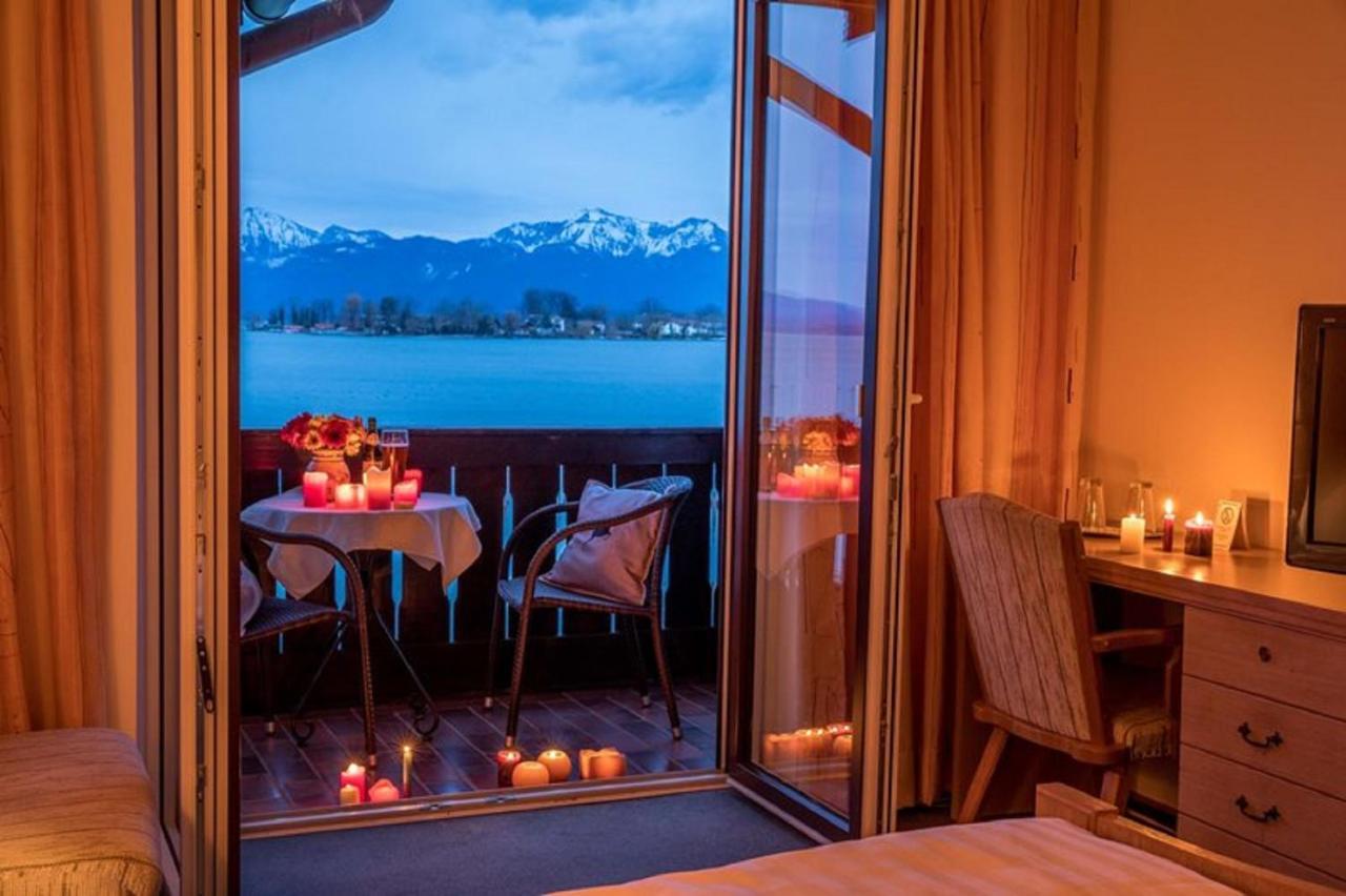 Gaestehaus Gruenaeugl Am See Gstadt am Chiemsee Esterno foto